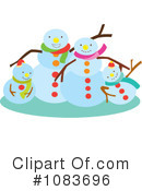 Snowman Clipart #1083696 by Cherie Reve