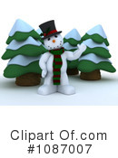 Snowman Clipart #1087007 by KJ Pargeter