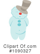 Snowman Clipart #1090327 by Cherie Reve