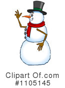 Snowman Clipart #1105145 by Cartoon Solutions