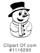 Snowman Clipart #1116290 by AtStockIllustration