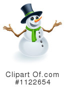 Snowman Clipart #1122654 by AtStockIllustration
