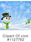 Snowman Clipart #1127752 by AtStockIllustration