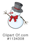 Snowman Clipart #1134308 by Graphics RF