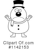 Snowman Clipart #1142153 by Cory Thoman