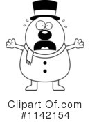 Snowman Clipart #1142154 by Cory Thoman