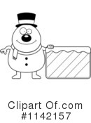 Snowman Clipart #1142157 by Cory Thoman