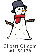 Snowman Clipart #1150178 by lineartestpilot
