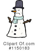 Snowman Clipart #1150183 by lineartestpilot