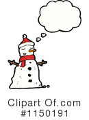 Snowman Clipart #1150191 by lineartestpilot