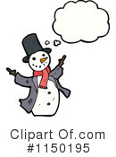 Snowman Clipart #1150195 by lineartestpilot
