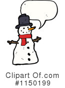 Snowman Clipart #1150199 by lineartestpilot
