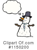 Snowman Clipart #1150200 by lineartestpilot