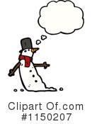 Snowman Clipart #1150207 by lineartestpilot