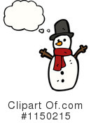 Snowman Clipart #1150215 by lineartestpilot