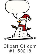Snowman Clipart #1150218 by lineartestpilot