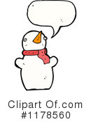 Snowman Clipart #1178560 by lineartestpilot