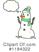 Snowman Clipart #1184322 by lineartestpilot