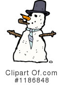 Snowman Clipart #1186848 by lineartestpilot