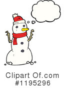 Snowman Clipart #1195296 by lineartestpilot
