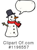 Snowman Clipart #1196557 by lineartestpilot