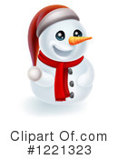 Snowman Clipart #1221323 by AtStockIllustration