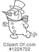 Snowman Clipart #1226722 by toonaday