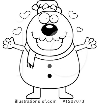 Royalty-Free (RF) Snowman Clipart Illustration by Cory Thoman - Stock Sample #1227073