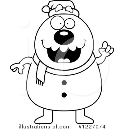 Royalty-Free (RF) Snowman Clipart Illustration by Cory Thoman - Stock Sample #1227074