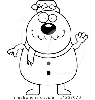 Royalty-Free (RF) Snowman Clipart Illustration by Cory Thoman - Stock Sample #1227076