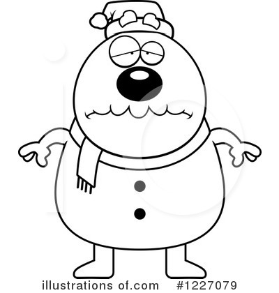 Royalty-Free (RF) Snowman Clipart Illustration by Cory Thoman - Stock Sample #1227079