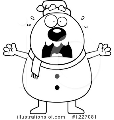 Royalty-Free (RF) Snowman Clipart Illustration by Cory Thoman - Stock Sample #1227081