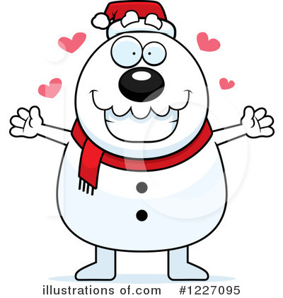 Royalty-Free (RF) Snowman Clipart Illustration by Cory Thoman - Stock Sample #1227095