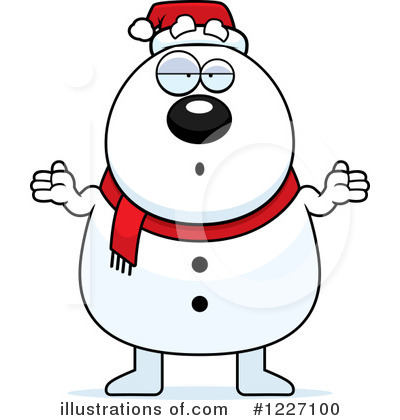 Snowman Clipart #1227100 by Cory Thoman