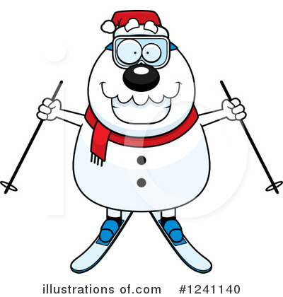 Snowman Clipart #1241140 by Cory Thoman