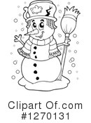 Snowman Clipart #1270131 by visekart