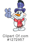 Snowman Clipart #1272957 by Dennis Holmes Designs