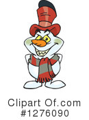 Snowman Clipart #1276090 by Dennis Holmes Designs