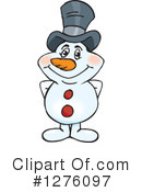 Snowman Clipart #1276097 by Dennis Holmes Designs