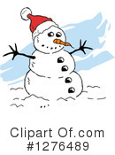 Snowman Clipart #1276489 by Johnny Sajem