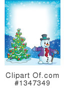 Snowman Clipart #1347349 by visekart