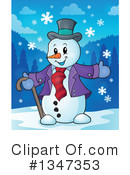 Snowman Clipart #1347353 by visekart