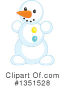 Snowman Clipart #1351528 by Alex Bannykh