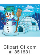 Snowman Clipart #1351631 by visekart