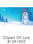 Snowman Clipart #1351633 by visekart