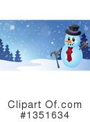 Snowman Clipart #1351634 by visekart