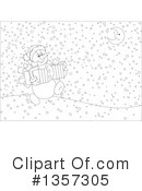 Snowman Clipart #1357305 by Alex Bannykh