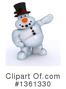 Snowman Clipart #1361330 by KJ Pargeter
