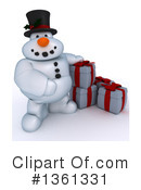 Snowman Clipart #1361331 by KJ Pargeter