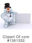 Snowman Clipart #1361332 by KJ Pargeter